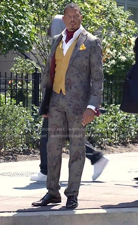 Lucious's grey floral suit on Empire