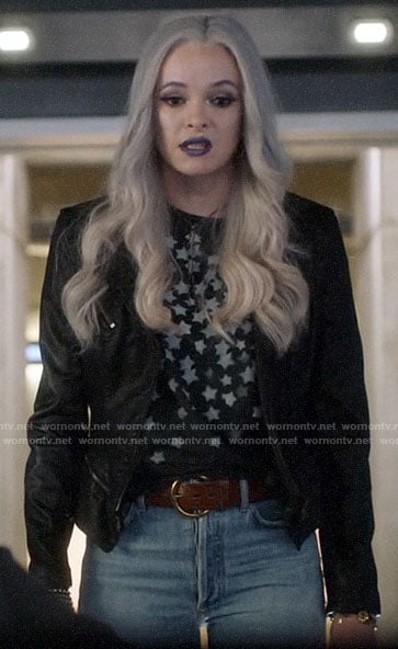 Frost's leather jacket on The Flash