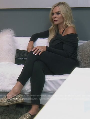 Tamra's Gucci logo sneakers on The Real Housewives of Orange County