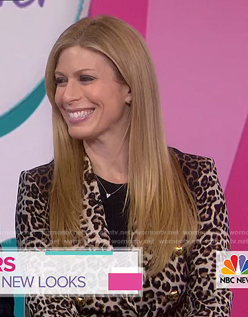 Jill's leopard print blazer on Today