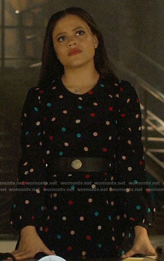 Maggie's polka dot dress on Charmed