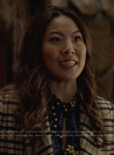Mary's floral keyhole dress on Batwoman