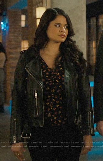 Mel's leather moto jacket on Charmed