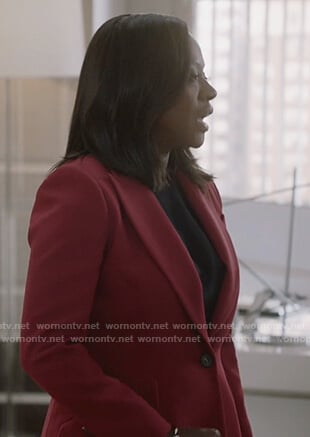 Annalise's red blazer on How to Get Away with Murder