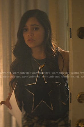Ellie's metallic star tank on You