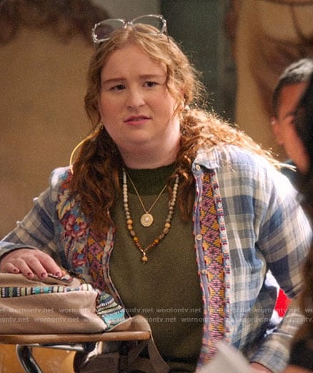 Ashlyn's plaid embroidered shirt on High School Musical The Musical The Series