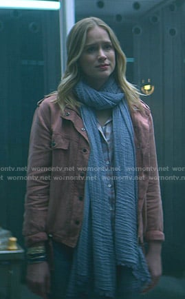 Beck's pink utility jacket on You