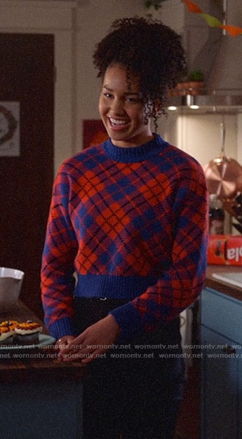 Gina's plaid sweater on High School Musical The Musical The Series