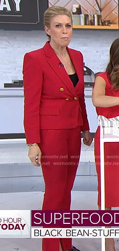 Jill's red suit on Today
