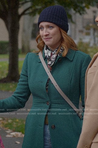 Julia's green coat on Almost Family