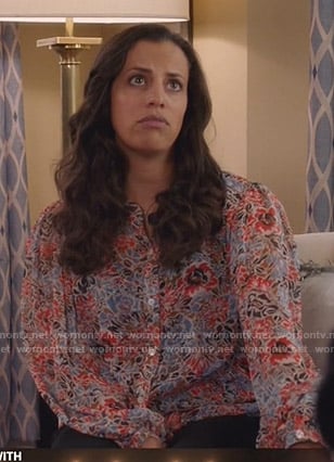 Grace's floral blouse on Manifest