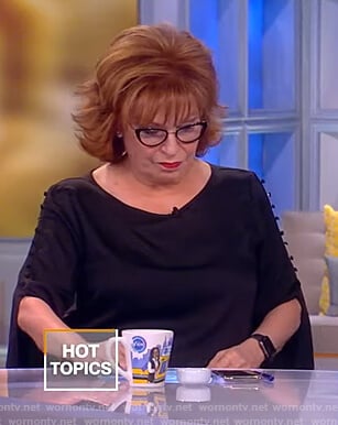 Joy's split button sleeve top on The View