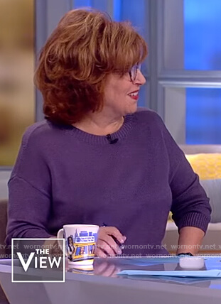 Joy's purple sweater on The View