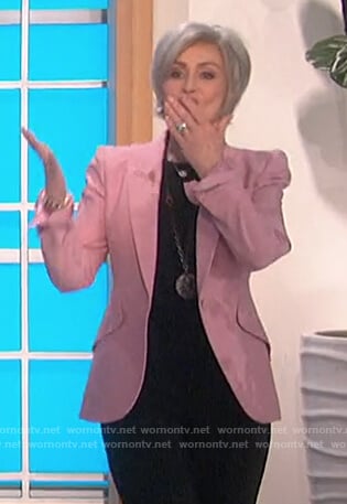 Sharon's pink blazer on The Talk