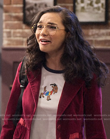 Ashley's goat tee on The Expanding Universe of Ashley Garcia