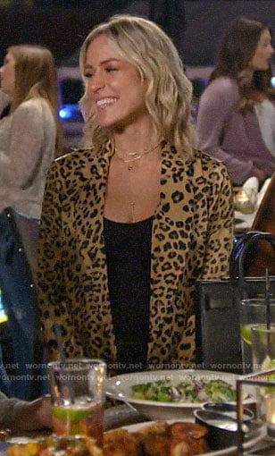 Kristin's leopard print jacket on Very Cavallari