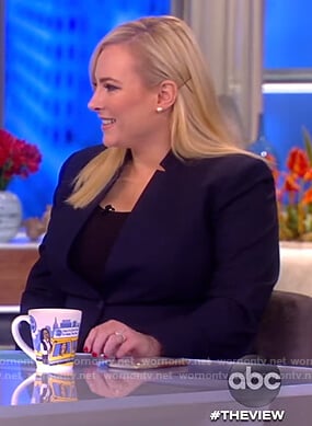 Meghan's navy blazer on The View