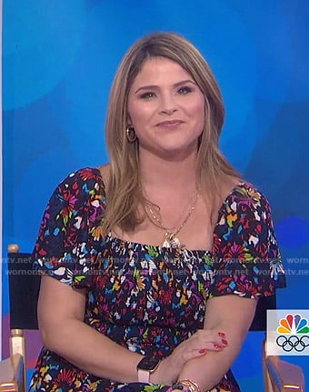 Jenna's floral smocked dress on Today