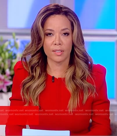 Sunny's red jacket on The View