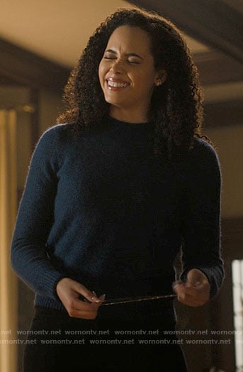 Macy's teal blue sweater on Charmed