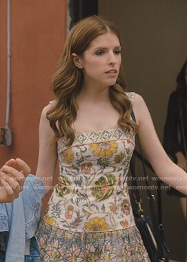 Darby's floral print mini dress on Love Life