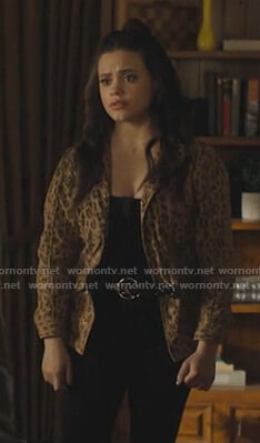 Maggie's leopard print jacket on Charmed
