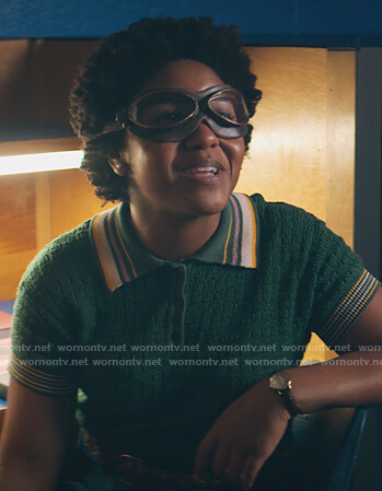 Beth's green knit polo on Stargirl