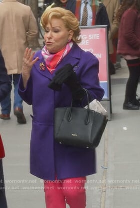 Hadassah's black carry bag on The Politician