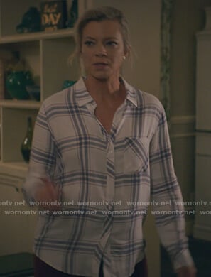 Barbara's white plaid shirt on Stargirl