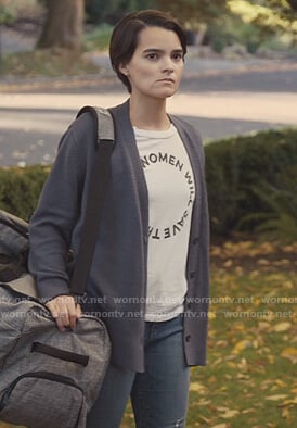 Elodie's Women Save the World tee on Trinkets
