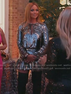 Gizelle's sequin mini dress on The Real Housewives of Potomac