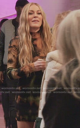 Leah's tie dye mini dress on The Real Housewives of New York City