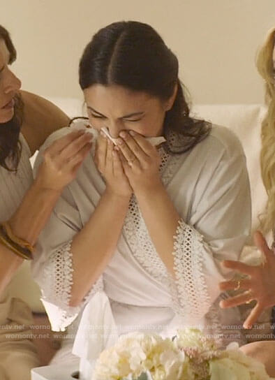 Tala's bridal robe on Palm Springs