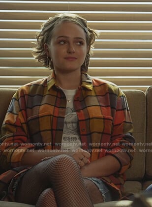 Izzy's check flannel on LA's Finest