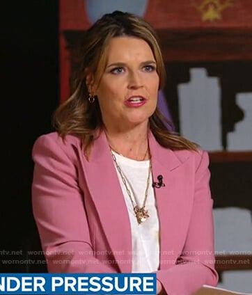 Savannah's pink blazer on Today