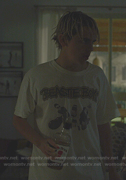 Fraser's Beastie Boys print tee on We Are Who We Are