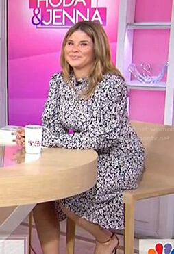 Jenna's floral puff sleeve dress on Today