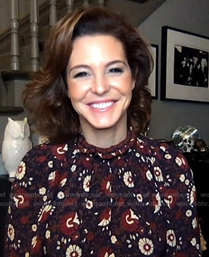 Stephanie Ruhle's floral dress on Today