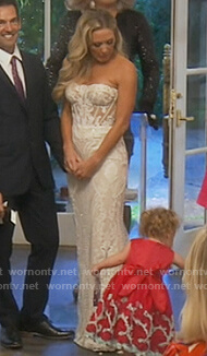 Braunwyn's white wedding dress on The Real Housewives of Orange County