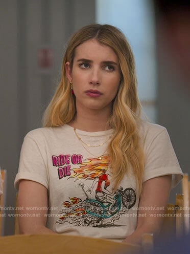 Sloan's Ride or Die tee on Holidate