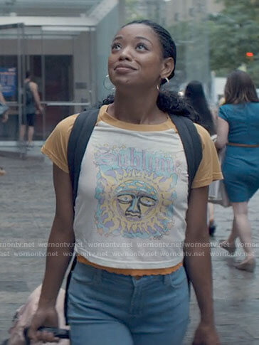 Neveah's Sublime graphic tee on Tiny Pretty Things