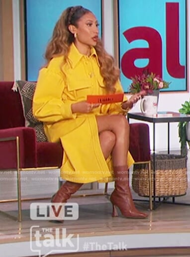 Elaine's yellow coat on The Talk