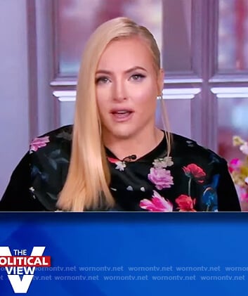 Meghan's floral print sweater on The View