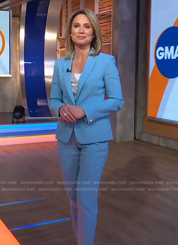 Amy's blue suit on Good Morning America
