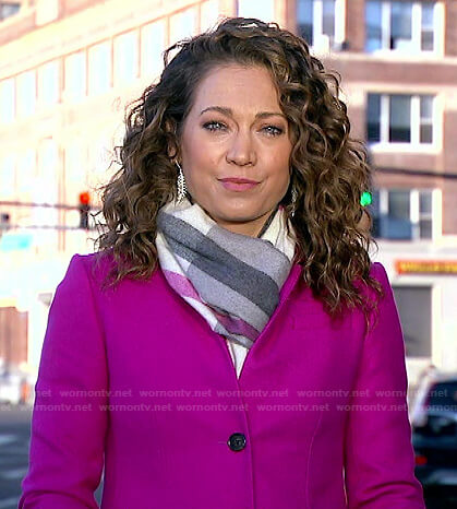 Ginger's pink coat on Good Morning America