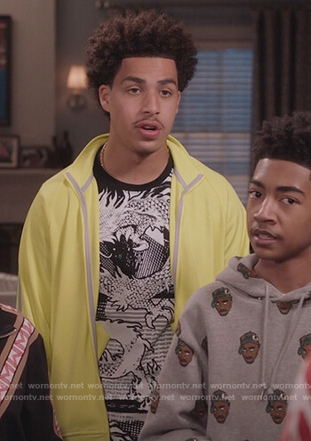 Junior's dragon graphic print tee on Black-ish
