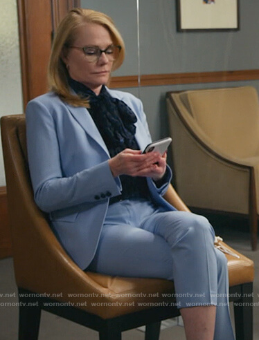Lisa's blue blazer and pants on All Rise
