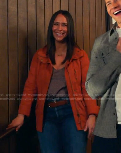Maddie's orange jacket on 9-1-1