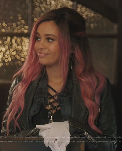 Toni's crescent star earrings on Riverdale