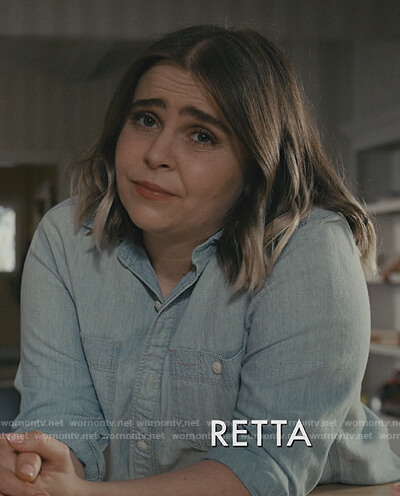 Annie's chambray shirt on Good Girls